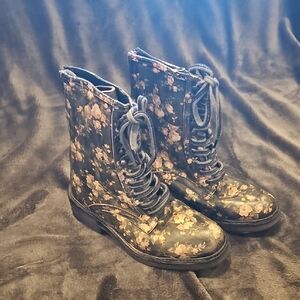 Free People Santa Fe Floral Lace-Up Women's Boots